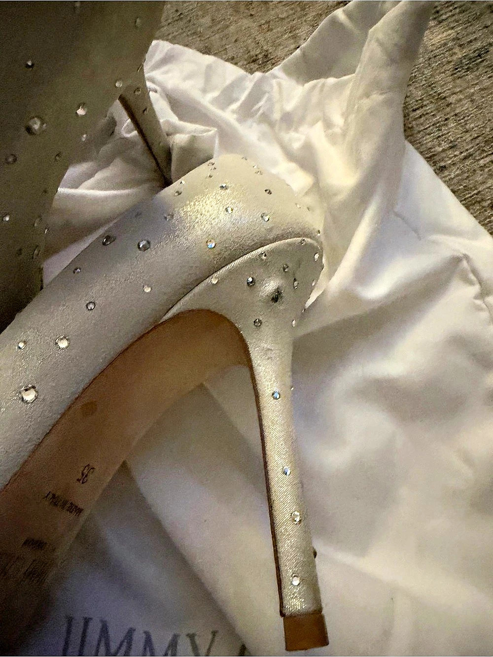 Jimmy Choo Crystal Embellished Heels EU 35 - Picture 8 of 16